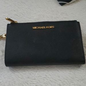 Michael Kors Jet Set Double Zip Wristlet black